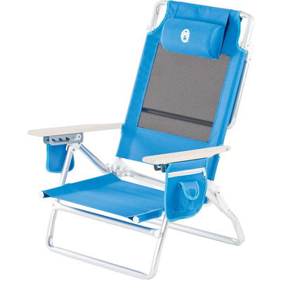 Coleman - Low Recliner Chair -Blue