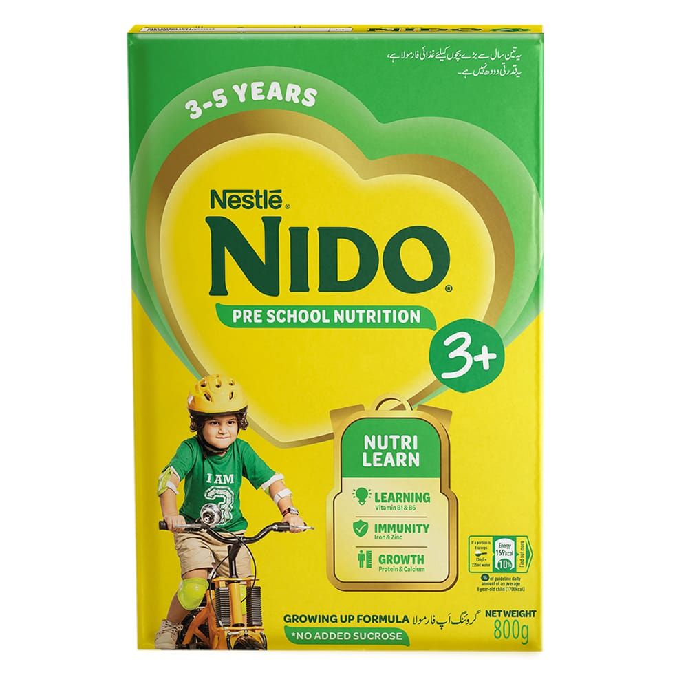 Nestle - Nido - 3+ (three plus) - Growing Up Milk - 800 gm
