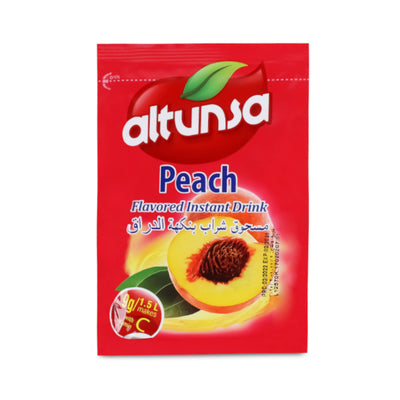 Altunsa - Peach - Flavoured Instant Powder Drink - 9 GM Sachets - Makes 1 L - 24 Sachets