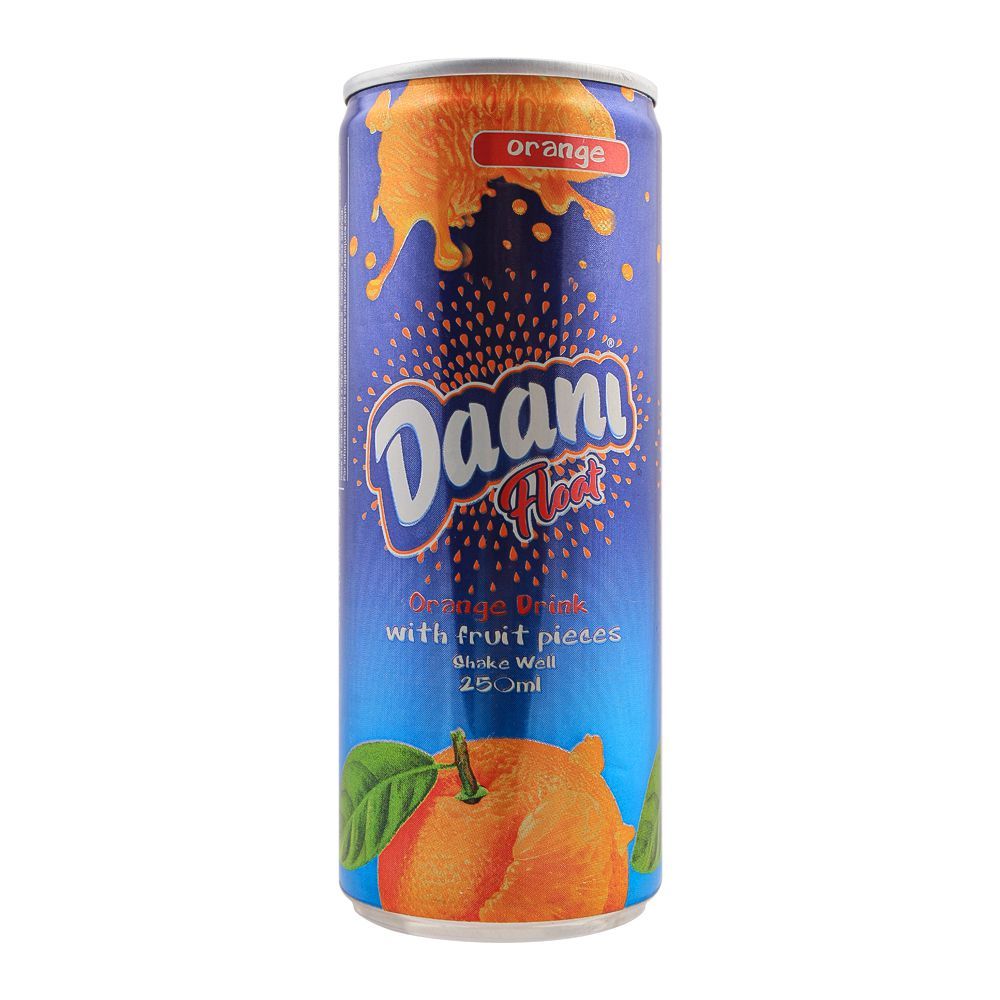 Daani Float Fruit Juice Drink - 240 ML (Pack of 24) - Orange