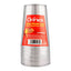 Orinex - Silver Plastic Cups - Disposables - Gloss Premium Cups - 6-Pack (10oz / 296ml) - Elegant Upscale Party Cups