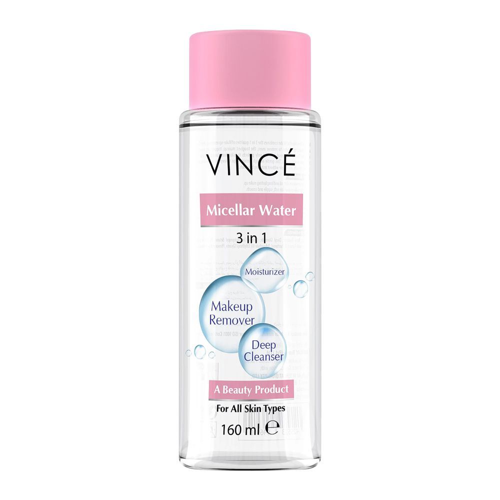 Vince - Micellar Water - 3in1 - Makeup Remover, Moisturizer, Deep Cleanser