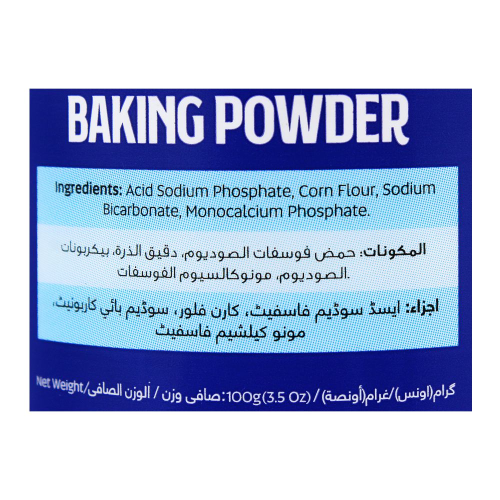 Fresh St - Baking Powder - Baking - Pack / Canister - 100g - Leavening Agent