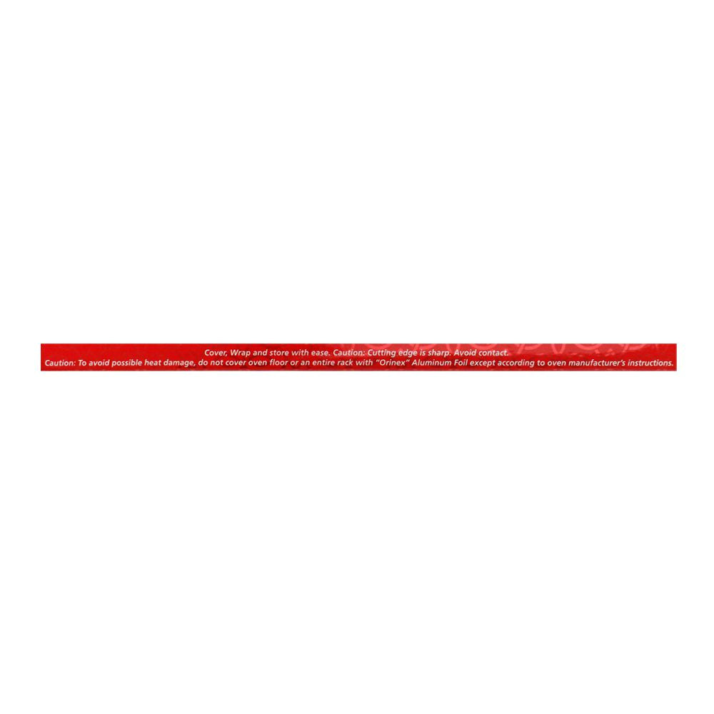 Orinex - Aluminum Foil Decorated - Kitchen Wrap - Patterned Foil Roll - 50 Sqft - Stylized Food Storage
