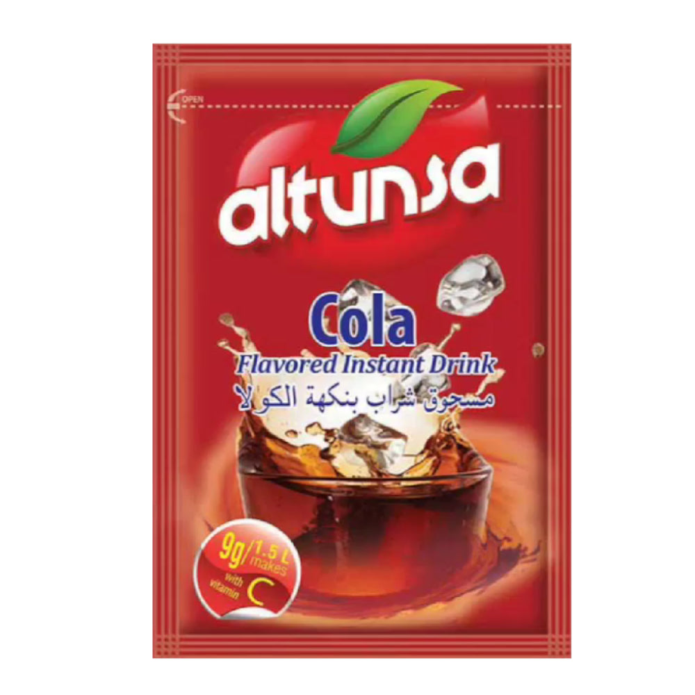 Altunsa - Cola - Flavoured Instant Powder Drink - 9 GM Sachets - Makes 1 L - 24 Sachets