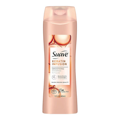 Suave - Keratin Infusion - Frizzy Hair - Smoothing Shampoo - 443ml