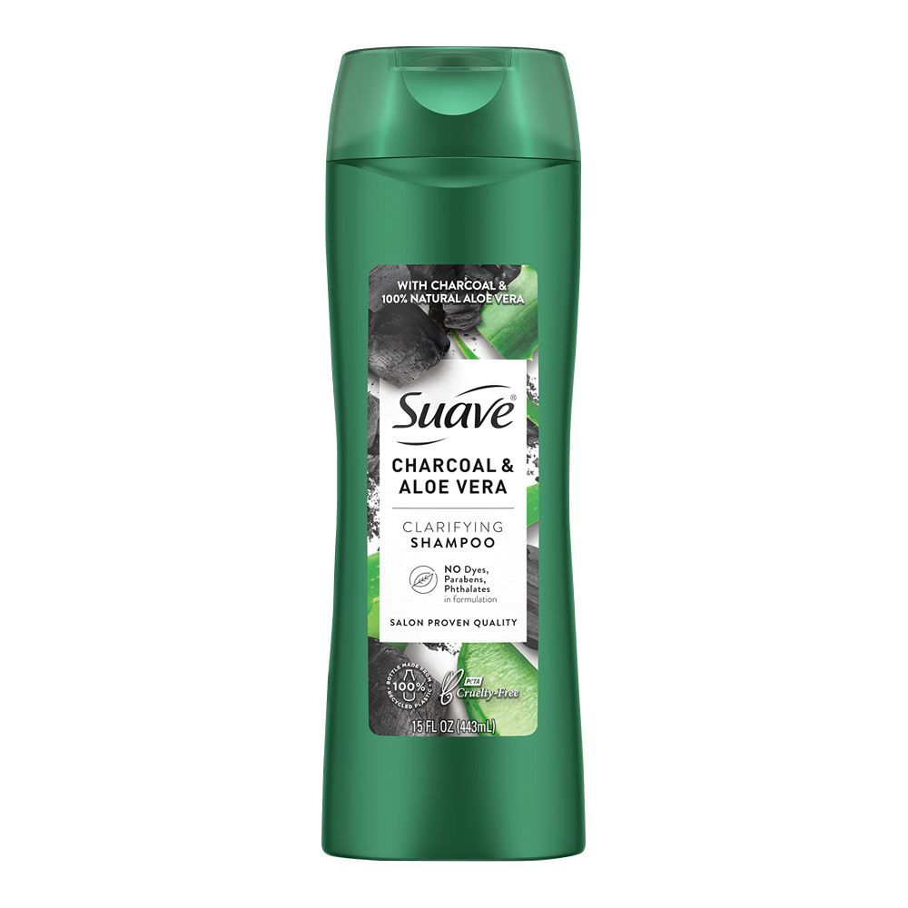 Suave - Charcoal & Aloe Vera - Clarifying Shampoo - 443ml