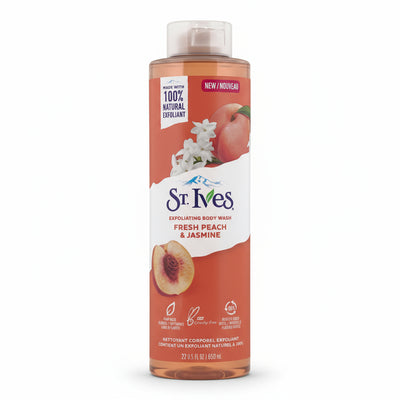 ST. Ives - FRESH PEACH & JASMINE - BODY WASH - 650ml / 22oz