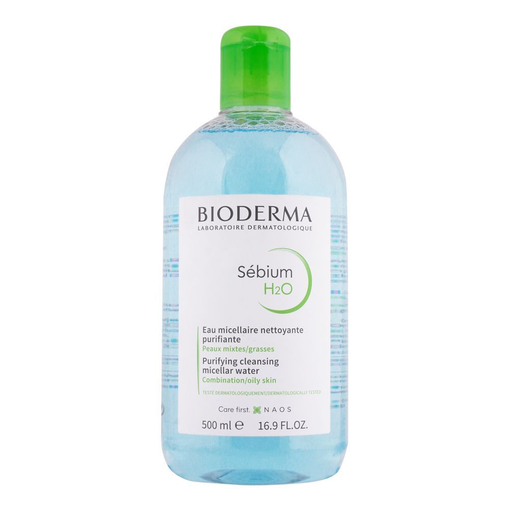 BIODERMA - Sebium H2O - Purifying Cleansing Micellar Water - 500ML