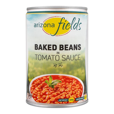 Arizona Fields - Baked Beans In Tomato Sauce, Halal - 400g
