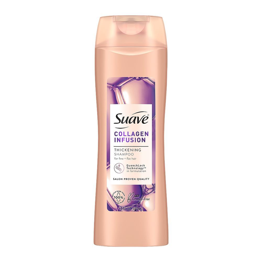 Suave - Collagen Infusion - Thickening Shampoo - For Flat & Fine Hair - 443ml