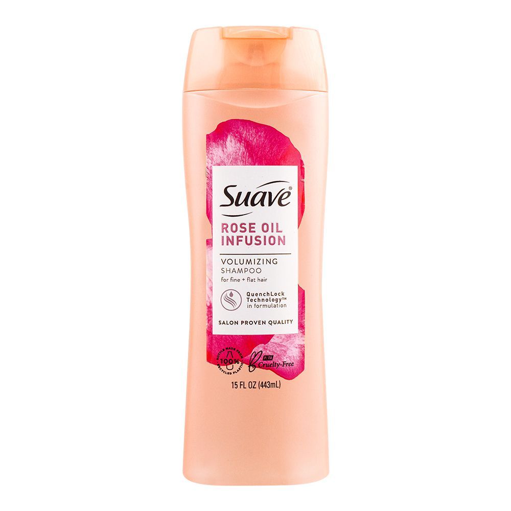 Suave - Rose Oil Infusion - Volumizing Shampoo - 443ml