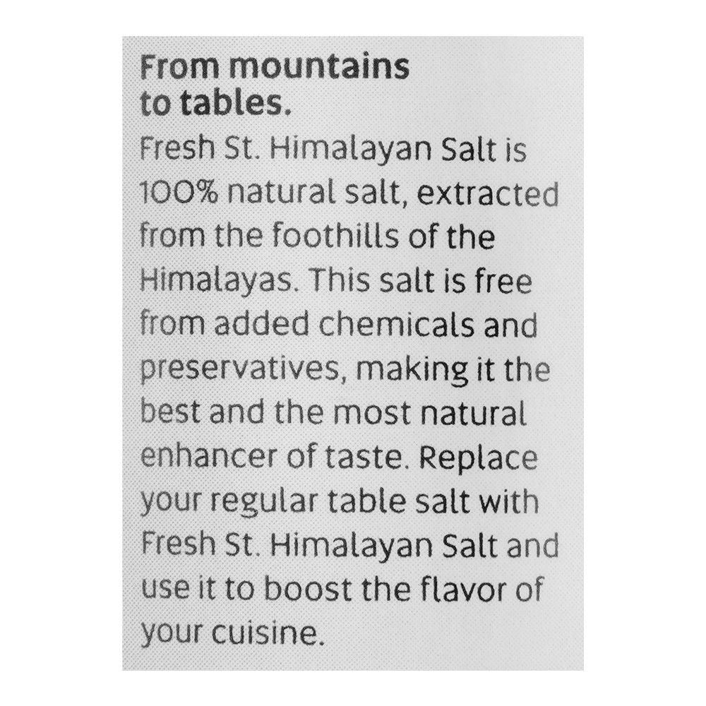 Fresh St - Himalayan Pink Salt Light Coarse - Spices - Light Coarse - 90g - Natural Pink Salt Crystals