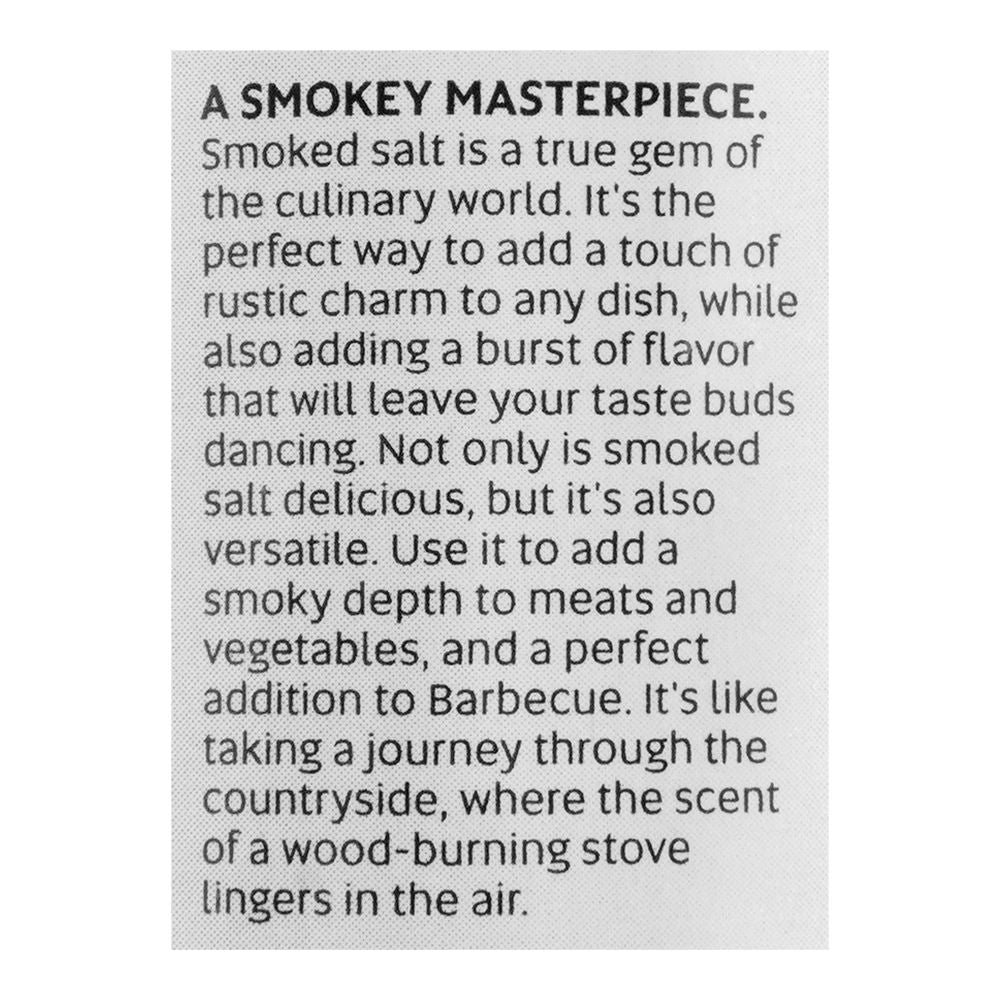 Fresh St - Himalayan Smoked Salt Coarse - Spices - Wood Smoked Coarse - 90g - Deep BBQ Finish Salt