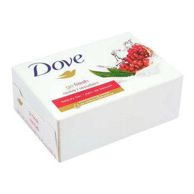 Dove Soap - Rejuvenating Beauty Bar - Pomegranate and Hibiscus Tea Scent - 106g - 6 Pack
