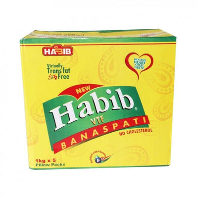 Habib - Banaspati - Ghee - 1Lx5 (Pouches)