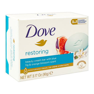 Dove Soap - Restoring Beauty Cream Bar With Blue Fig & Orange Blossom - Beauty Bar - 90g - Indonesia