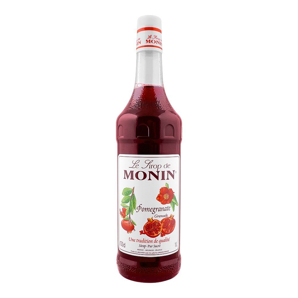 Monin - Pomegranate Grenade - Syrup - 1 liter - Le Sirop De Monin