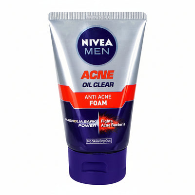 NIVEA Men - ACNE OIL CLEAR - ANTI ACNE FOAM - 100ml