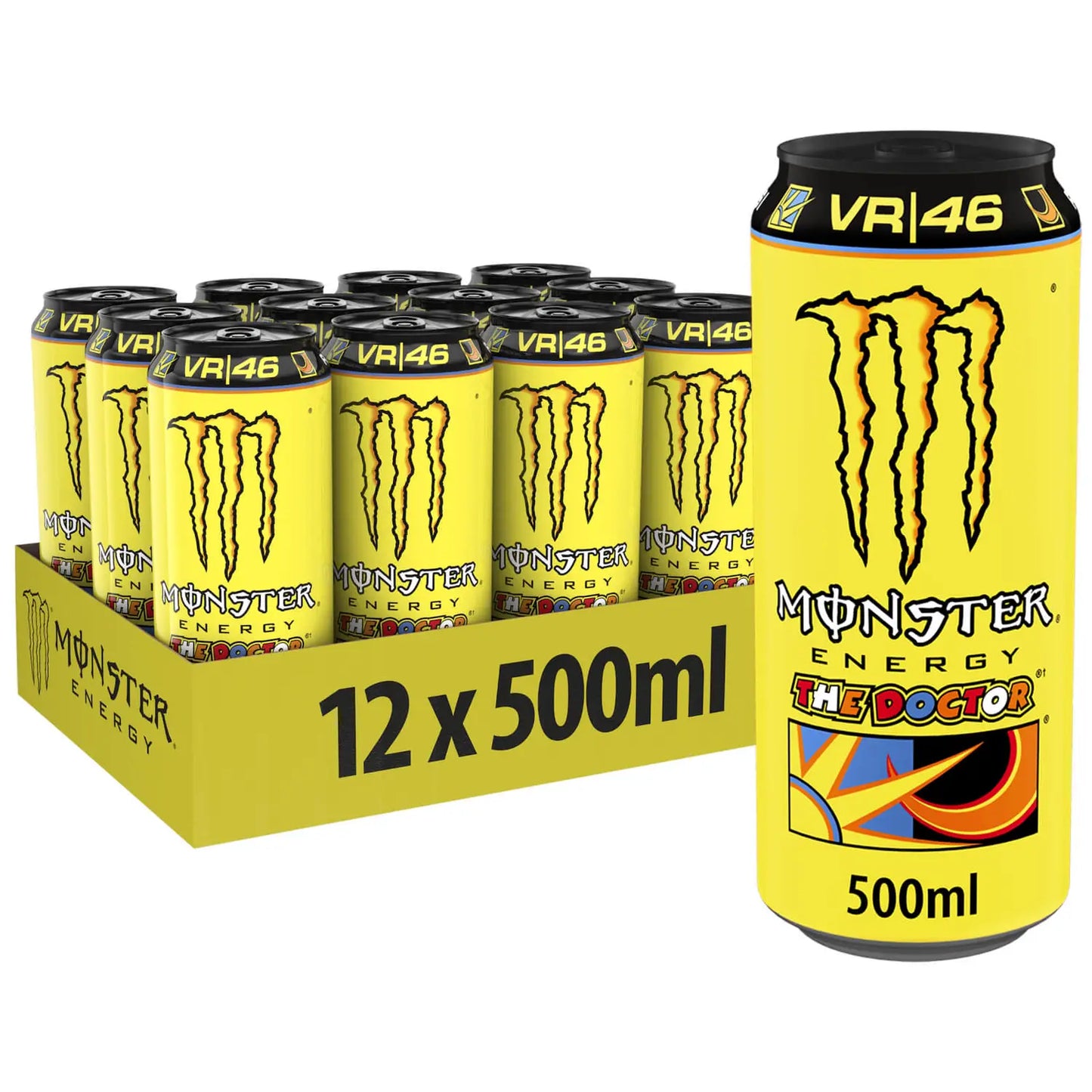 Monster Energy Drink - VR46 - The Doctor - 500 ML (Pack of 12)
