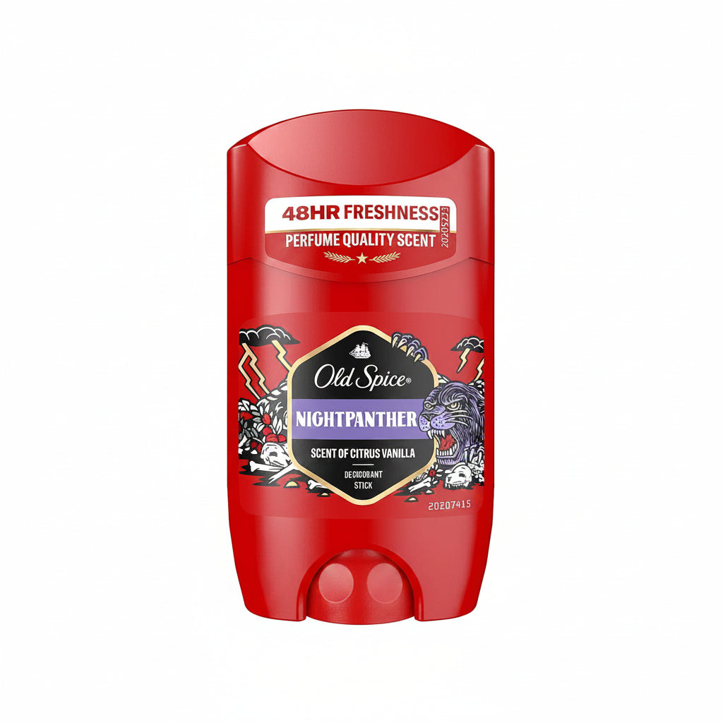 OLD SPICE - NIGHT PANTHER - Deodorant Stick - Scent of Citrus Vanilla - 50ml