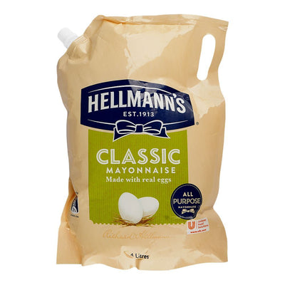 Hellmann's - Classic Mayonnaise - 4ltr x 4 pcs - Foodservice Pack