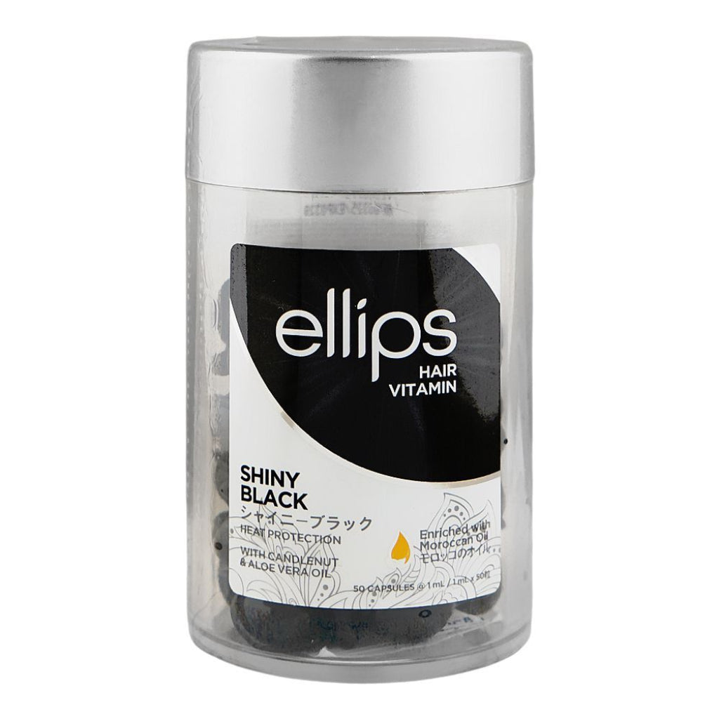 ellips - HAIR VITAMIN - SHINY BLACK - 1ml X 50 Capsules
