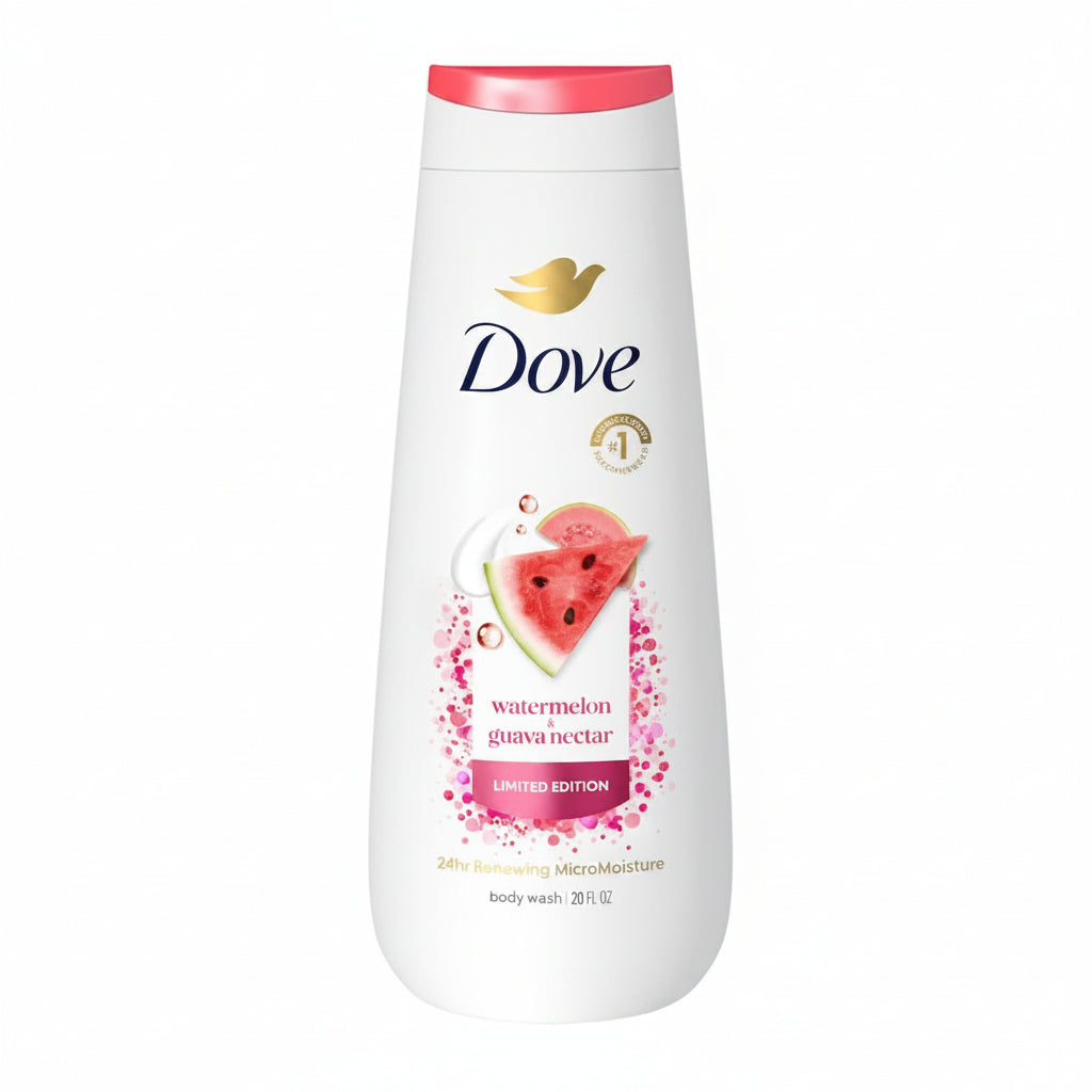 Dove - BODY WASH - water melon + guava nectar - LIMITED EDITION - 20 fl.oz
