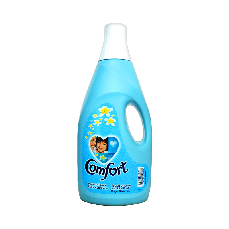 Comfort - Touch Of Love with Lilac - Fabric Softener - Bottle - 2000ml (2L)  - Fresh (Blue)