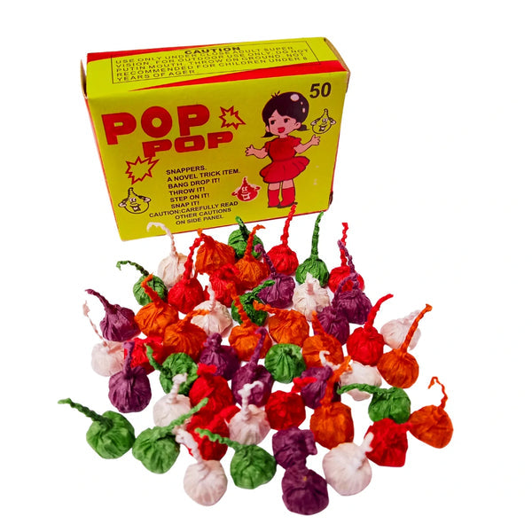 Pop Pop - Fun Mini Sparkling Crackers - For Kids