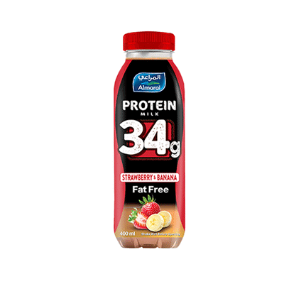 Almarai - PROTEIN MILK STRAWBERRY 34g - 400ml