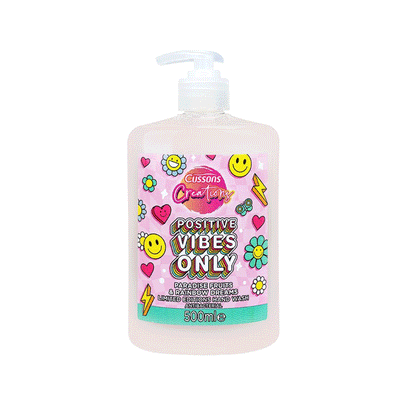 CUSSONS - Creations - POSITIVE VIBES ONLY - HAND WASH - (1X6) 500mle