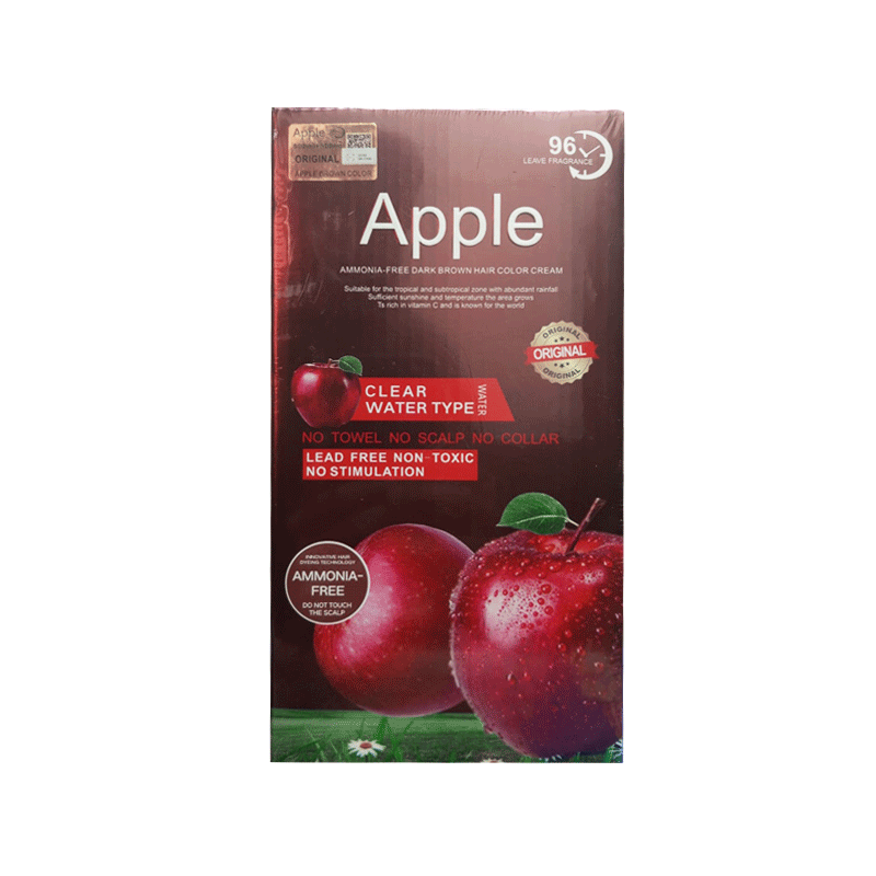 APPLE - HAIR COLOR CREAM - Dark Brown - 500ml