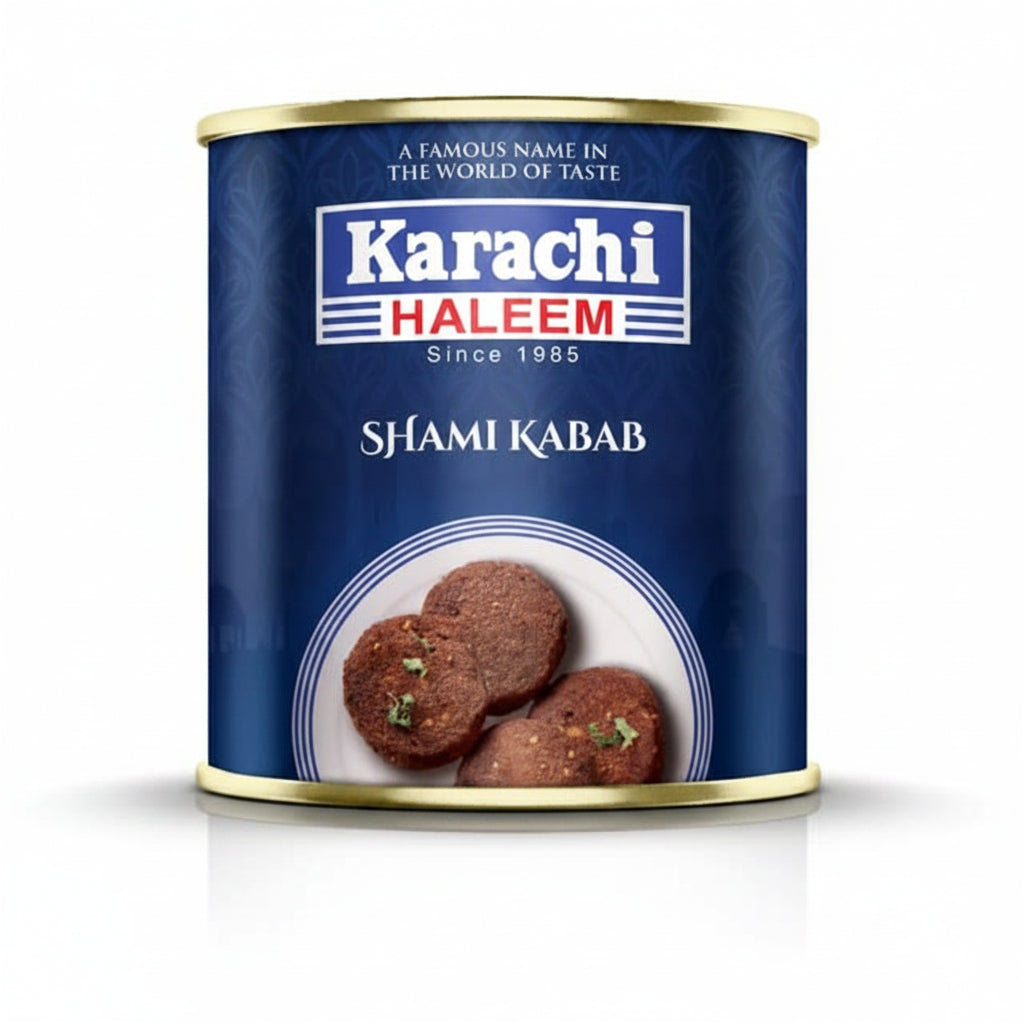 Karachi Haleem - BEEF SHAMI KABAB - Tin Pack 300gm / 6pcs