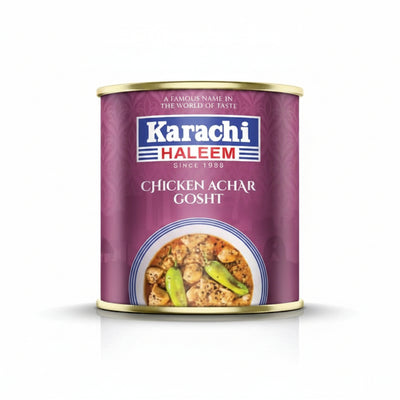 Karachi Haleem - CHICKEN ACHAR GOSHT - Tin Pack 850gm