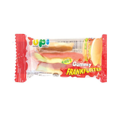 Yupi - Gummy Candies - Gummy Frankfurter - 15 gram - 1 box (72 pcs)