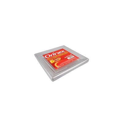 Orinex - Silver Plastic Square Plate - Disposables - Metallic Finish Plate - 6-Pack (10 Inches) - Deluxe Oversize Banquet Plate