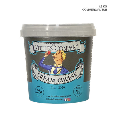 The Vittles Company - Original - Cream Cheese - 1500g - Commercial Tub