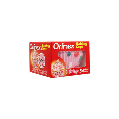 Orinex - Baking Cups Pinky - Baking - Paper Liners - 54-Pack - Pastel Pink Cups