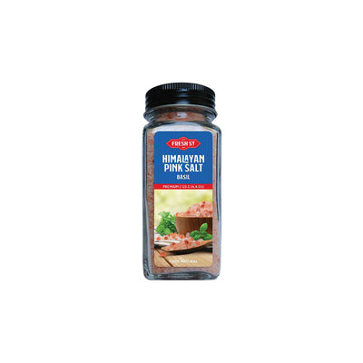 Fresh St - Himalayan Pink Salt Basil - Spices - Infused Herb Blend - 125g - Herb Seasoned Salt