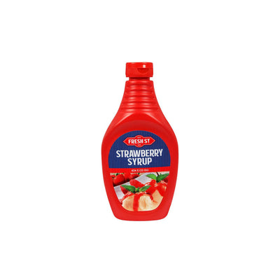 Fresh St - Strawberry Syrup - Dessert Topping - PET Bottle - 22oz / 624g - Fruit Topping Syrup
