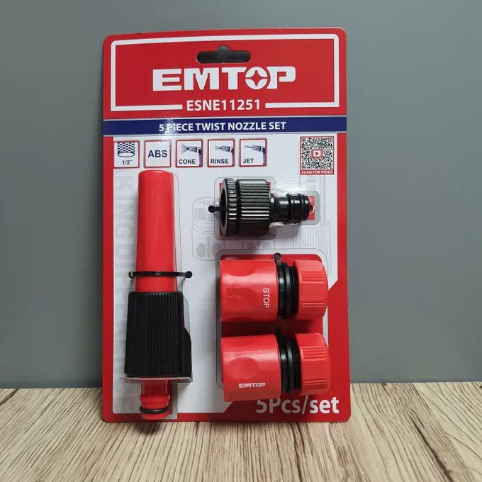 Emtop - 5 Piece Twist Nozzle Set- Model - ESNE11251