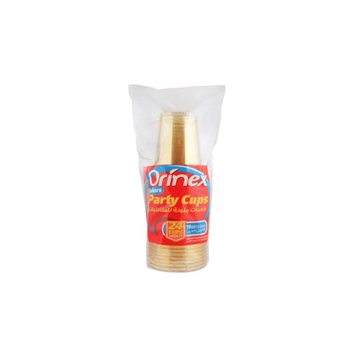 Orinex - Color Party Cups - Disposables - Plastic Cups - 24-Pack (18oz / 532ml) - Multi-Color Cold Drink Cups