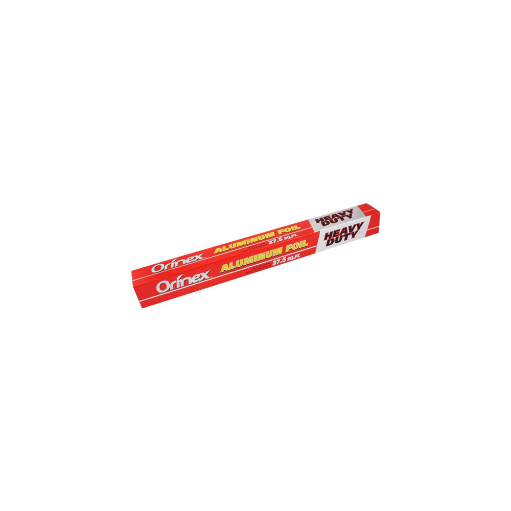 Orinex - Aluminum Foil Heavy Duty - Kitchen Wrap - Thick Foil Roll - 37.5 SQFT (18" x 8.33yd) - Wide Commercial Grilling Foil