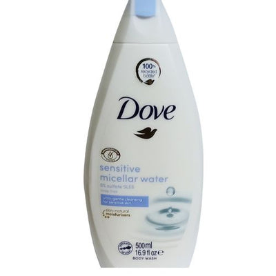 Dove - Sensitive Micellar Water - Body Wash - 500 ml