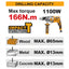 INGCO - Brushless Cordless Impact Drill - Item No. CIDLI 201668 Industrial