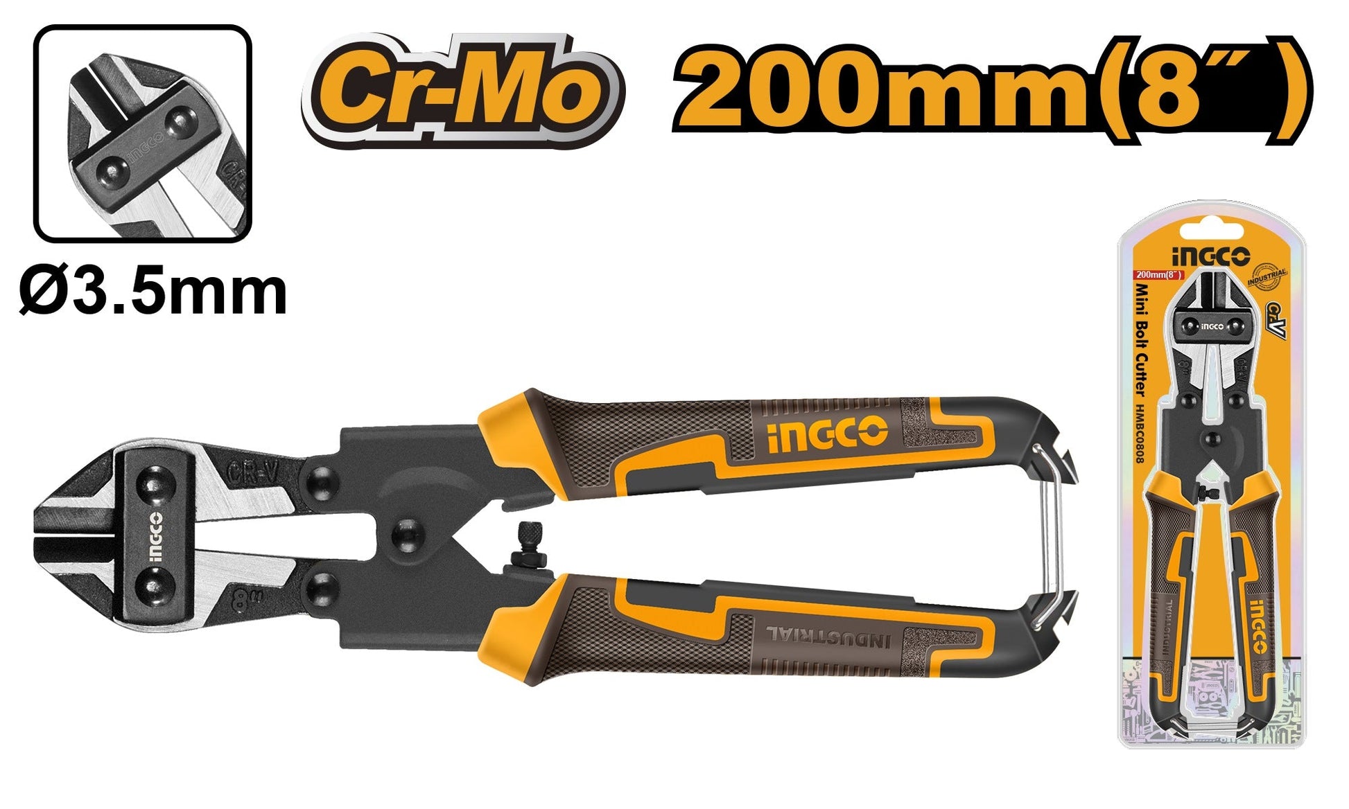 INGCO -  Mini bolt cutter 8" HMBC0808
