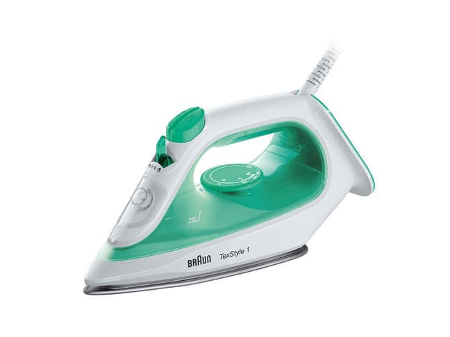 Braun - TexStyle 1 - Steam Iron - Green White - SI1040