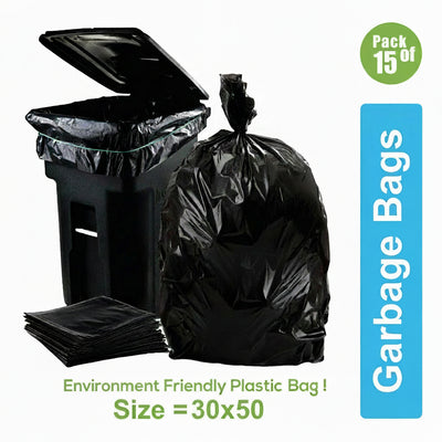 JB - 30"x50" - Garbage Bags - 15 Pcs - Plastic Bags