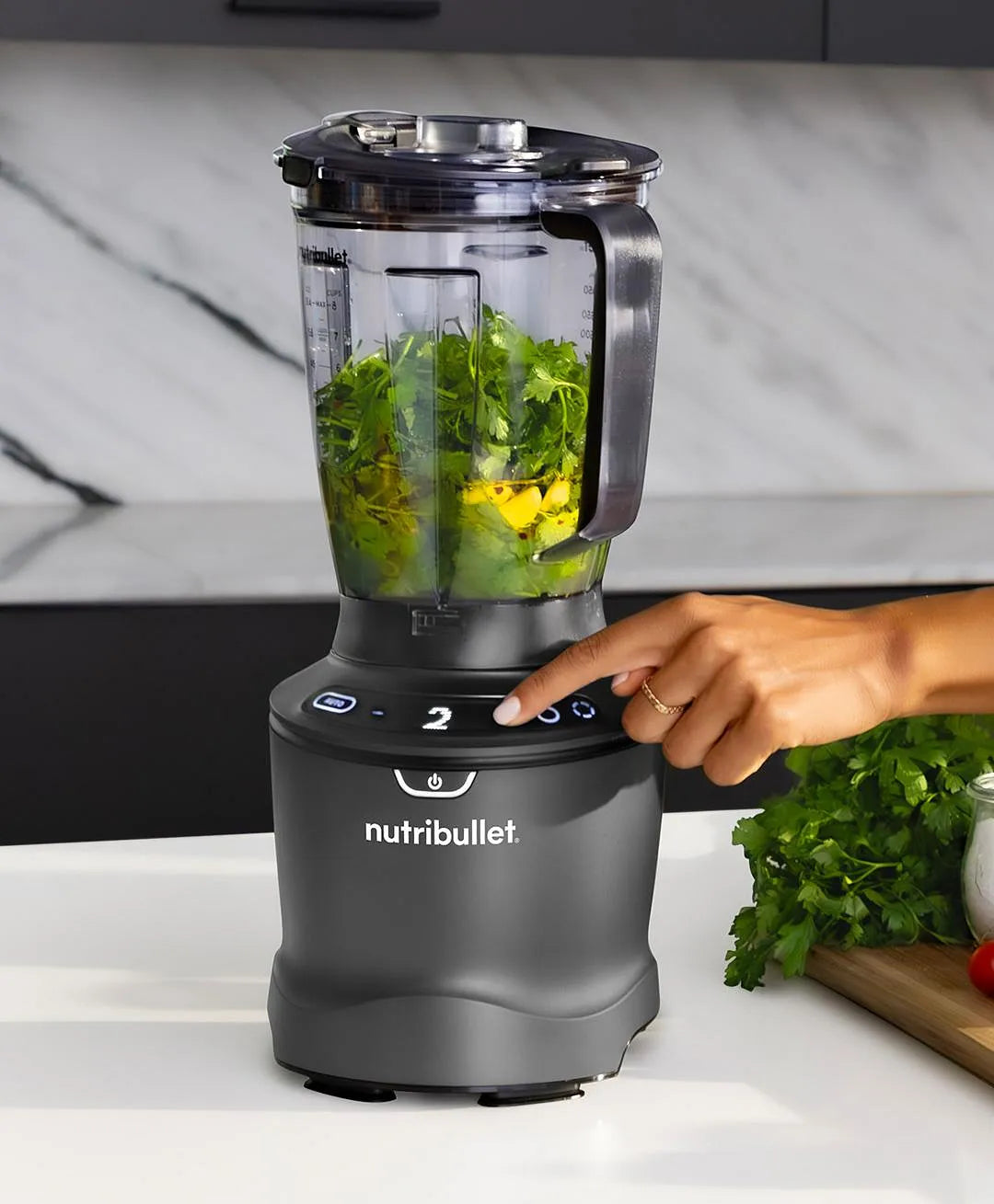Nutribullet - Fullsize Blender - NB-SM0815 Smart Sense - Intelligent Blending - Black - 1 Year Warranty